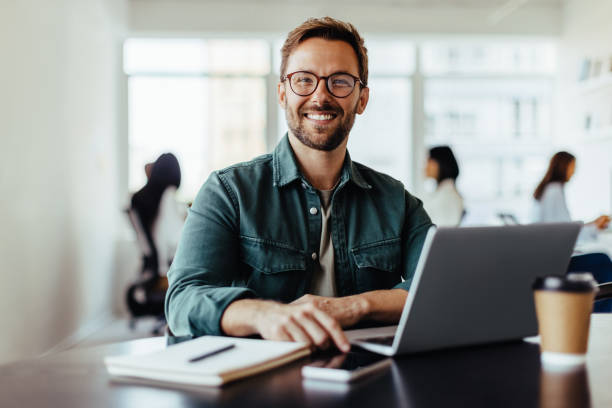 A professional preparing for a career conversation